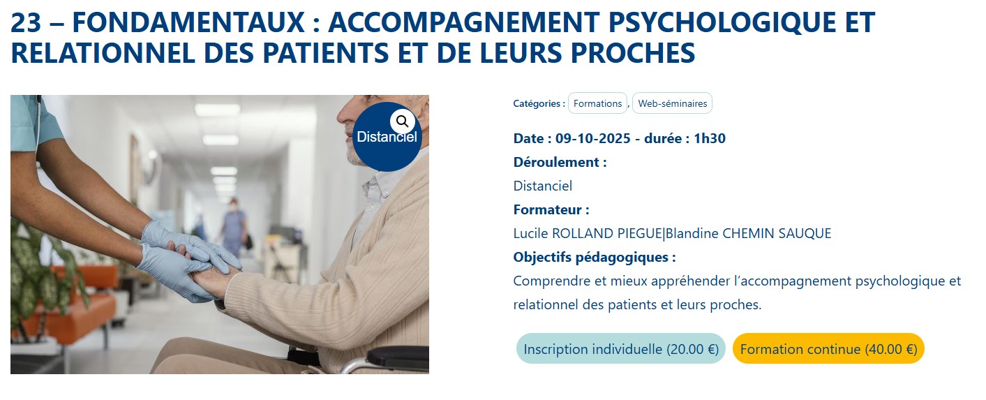 Formation du 09 octobre